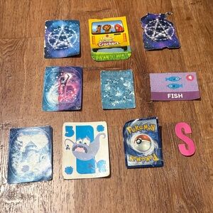 Assorted Card Collection with Animal Crackers